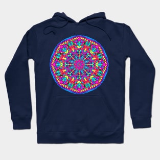 Neon Mandala Hoodie